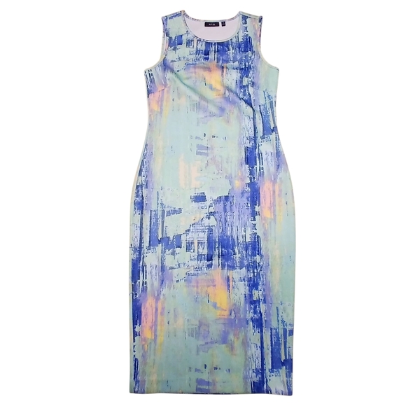 Apt. 9 Abstract Sheath Dress Size 8 - Picture 1 of 8